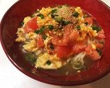 トマトと卵の台湾風冷やしラーメン☆作り方6写真