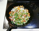 鶏肉炒飯 馬来西亜風作り方3写真