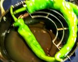 万願寺唐辛子のアンチョビ風チーズ作り方1写真