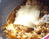 カレーチーズ炒飯マヨ卵添え作り方2写真