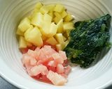 ほうれん草おやき～１才２ヶ月幼児食作り方1写真