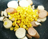 簡単☆エリンギとコーンのバター醤油炒め☆作り方4写真