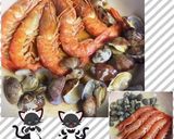 パリッ！おこげが最高♪魚介のパエリア♡作り方3写真