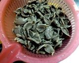 ＊砂ズリの胡麻油和え＊作り方4写真