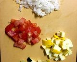 簡単！ズッキーニとツナの冷製パスタ作り方1写真