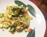 簡単！ズッキーニとツナの冷製パスタ作り方7写真