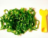 豚肉とジャガイモとピーマンの甘辛炒め作り方3写真