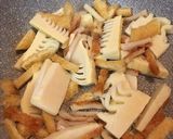 筍と油揚げの味噌炒め作り方2写真