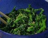 からし菜のピーナッツ中華風和え作り方3写真