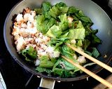 レタス桜エビチャーハン作り方5写真