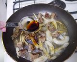サイコロステーキの和風ペペロンチーノ作り方5写真