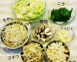 ぷりっぷり♡モツ鍋(醤油味)作り方3写真