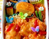 鶏天甘酢あん　生姜ご飯　６月弁当作り方2写真