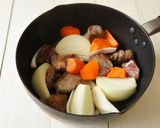 野菜ゴロゴロ♪柔らか牛肉のトマト煮込み作り方4写真