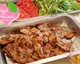 大豆ミートの照り焼きサンド♪ヴィーガン作り方4写真