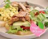 大豆ミートの照り焼きサンド♪ヴィーガン作り方6写真