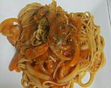 お手軽チキントマトパスタ作り方6写真