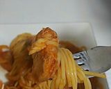 お手軽チキントマトパスタ作り方7写真