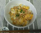 お一人様ランチ～レンジで簡単きつね丼作り方7写真