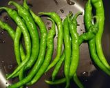 簡単!伏見とうがらしのスタミナ炒め作り方1写真