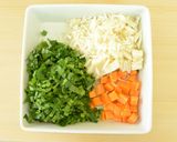 冷やし茶碗蒸しのわかめソースがけ作り方2写真