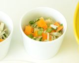 冷やし茶碗蒸しのわかめソースがけ作り方4写真