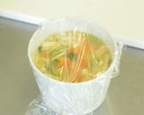 冷やし茶碗蒸しのわかめソースがけ作り方6写真