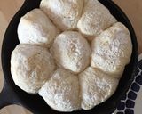 スキレットで 手捏ね 白い ちぎりパン作り方6写真