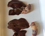 常備菜に。鶏レバーのウスターソース煮作り方1写真