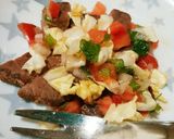 犬ご飯　エミューのソテー　サルサソース風作り方8写真
