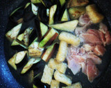 茄子と鶏肉とお揚げさんの炊いたん☆作り方6写真