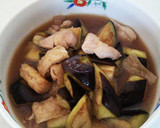 茄子と鶏肉とお揚げさんの炊いたん☆作り方10写真