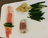 豚肉の生姜ネギ巻き焼き♪作り方1写真