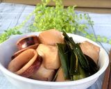 おふくろの味！スルメイカとお豆腐の煮物作り方8写真