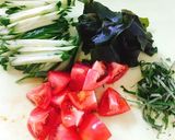 豆腐としらすのさっぱりサラダ☆作り方1写真