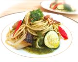 激うま！明日葉ジェノベーゼソースのパスタ作り方21写真