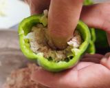 丸ごとピーマンのチーズin肉詰め作り方6写真
