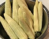 ヤングコーンのバター醤油炒め作り方1写真
