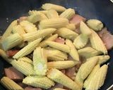 ヤングコーンのバター醤油炒め作り方4写真
