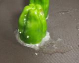 丸ごとピーマンのチーズin肉詰め作り方11写真