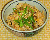 ツナ缶ときんぴらごぼうの炊きこみごはん作り方8写真