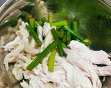 ピリ辛★ゆで鶏のにんにくの芽和え作り方10写真