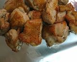 焼き蒸し鶏作り方3写真