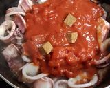 イカのマヨトマト煮作り方3写真