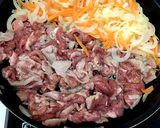 焼肉のたれで☆味付け簡単！肉野菜炒め作り方4写真