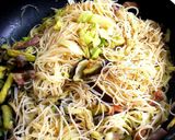 なすとホルモンが美味しい焼きビーフン*ﾟ作り方4写真