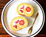 簡単♡綺麗に巻ける外巻きロールケーキ♡作り方34写真