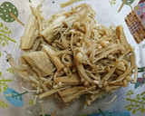 簡単☆きゅうりとえのきのポン酢合え作り方1写真