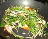 ちくわと水菜の炒め物作り方4写真