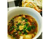 超簡単♪具だくさん鶏つけ汁作り方4写真